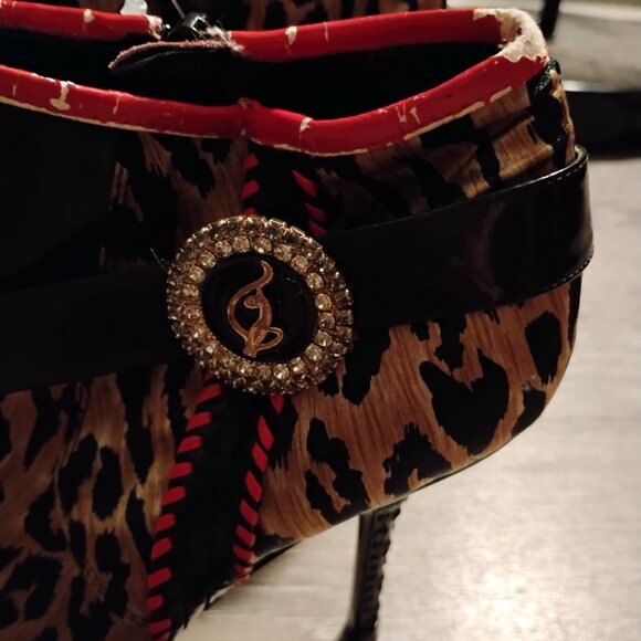 SOLD-Baby phat Leopard Heels ๐ - Picture 3 of 8